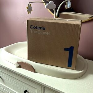 Coterie Diapers Box of Size 1 x3 packs (99 count)